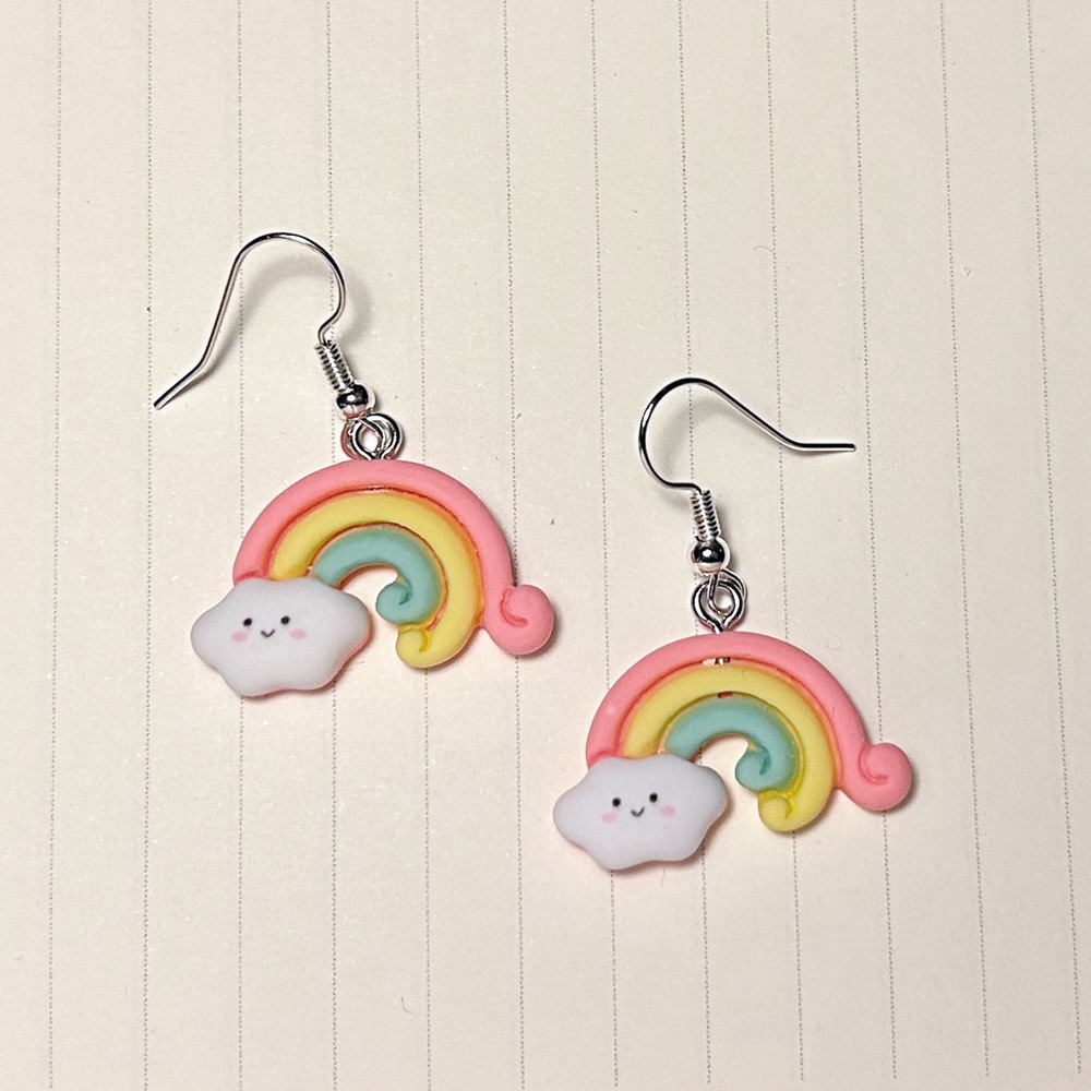 Happy Cloud Rainbow earrings